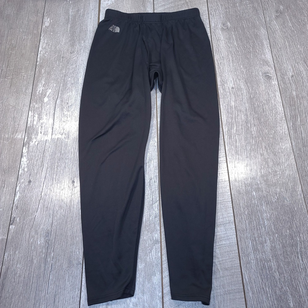 The North Face Base Layer Leggings Men Large Black Polyester Pants USA Made